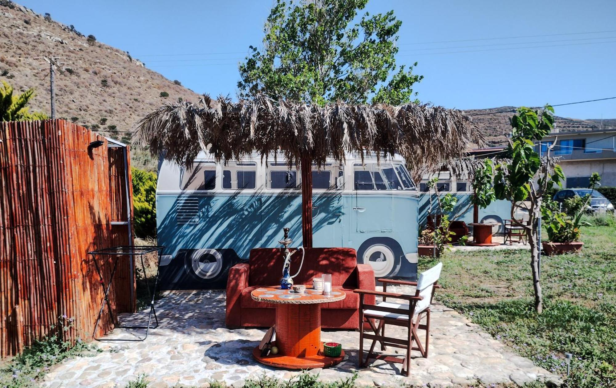 הוילה קיסאמוס Cornelia Hippie Magic Bus מראה חיצוני תמונה